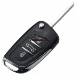For Peugeot 3 button modified   replacement key shell   With battery clip with VA2T blade