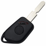 For Peugeot 1 button remote key blank with 406 blade without logo