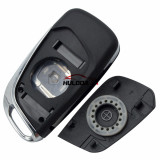 For Original Peugeot 3 button modified flip remote key blank with VA2 307 Blade- 3Button -Trunk- With battery place used for model New DS remote control (No Logo)