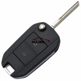 For Peugeot 2 button key blank with HU83 Blade (407 key blade)