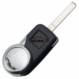 For Peugeot 2 button flip remote key blank with VA2 & 307 blade