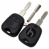 For peugeot key blank with 406 NE78 blade with logo