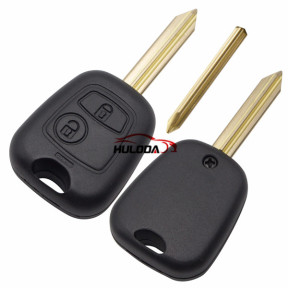 For peugeot remote key blank the blade is separated, it is fixed by screw. ( without logo )