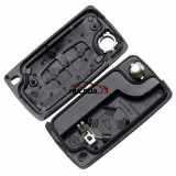 For Peugeot 406 blade 2 buttons flip remote key blank (NE78 Blade - 2Button - With battery place)