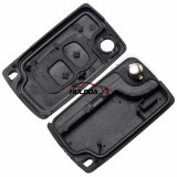 For Peugeot 2 button modified flip remote key blank with NE73 Blade (206 blade)
