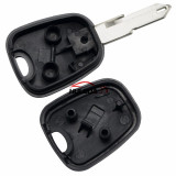 For Peugeot transponder key blank with 206 key blade without logo
