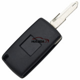 For Citroen 206 blade 2 button flip remote key blank ( 206 Blade - 2Button - With Battery Place)