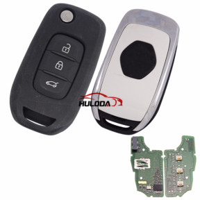 Original For Renault Kadjar/Captur 3 Button remote with 434MHZ ID46 PCF7961M Hitag AES Transponder Chip