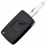 For Peugeot 2 button modified flip remote key blank with NE73 Blade (206 blade)
