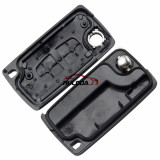 For Peugeot 407 blade 2 buttons flip remote key blank ( HU83 Blade - 2Button - No battery place )