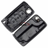 For Peugeot 406 button 3 button flip remote key blank with trunk button ( NE78 Blade - Trunk - No battery place )