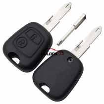 For Citroen 2 button remote key blank with 206 key blade  (without logo)