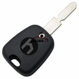 For Citroen 2 button  remote key blank with metal logo 406 NE78 blade