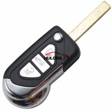 For Citroen 3 button flip remote key blank with HU83 & 407 Key blade