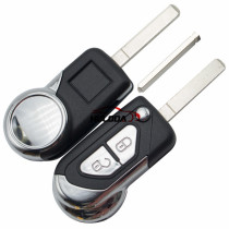 For Citroen 2 button flip remote key blank with VA2 & 307 blade