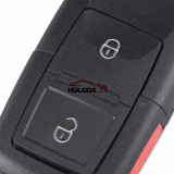 For VW 2+1 button remote blank part with panic button