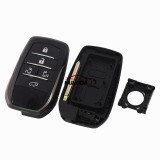 For Toyota 5 button remote key blank with emmergency key blade