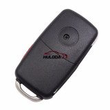 For VW 4+1 button flip remote  key shell