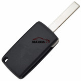 For Citroen 407 blade 3 button flip remote key blank with trunk button ( HU83 Blade - Trunk - No battery place ) (No Logo)