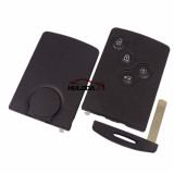 For Renault Megane III 4 button keyless remote key with 433mhz, chip is PCF7952