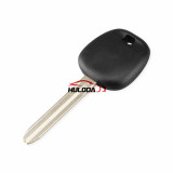 For Toyota transponder key blank Toy43 blade with logo with carbon chip part and  TPX long chip part