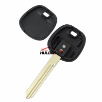 For Toyota transponder key blank with toy47 blade can put TPX long chip part (with Logo)