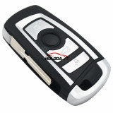 For BMW 4 button flip remote key blank with 4 track HU58 blade