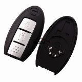For nissan 2 button  remote key blank with small key