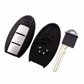 For nissan 2 button  remote key blank with small key 