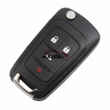 For Chevrolet 3+1 button remote key blank with panic
