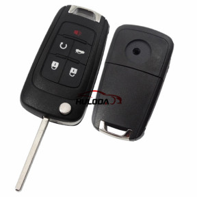 For Chevrolet 4+1 button remote key blank with panic