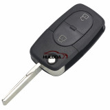 For Audi 2 button remote key blank without panic (1616 battery Small battery)