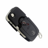 For Audi 2 button remote key blank without panic  (2032 battery  Big battery)