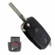 For Audi 2 button remote key blank without panic  (2032 battery  Big battery)