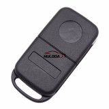 For Benz 3 Button Flip Remote Key Blank with 2 track blade