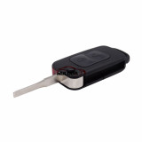 For Benz 2 Button Flip Remote Key Blank with 2 track blade (No Logo)
