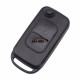 For Benz 2 Button Flip Remote Key Blank with 4 track blade