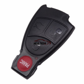 For Benz 3+1 button remote key blank with panic button （high quality as genuine factory quality)