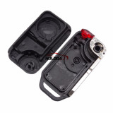 For Benz 1 Button Flip Remote Key Blank with 4 track blade