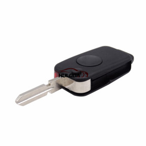 For Benz 1 Button Flip Remote Key Blank with 4 track blade