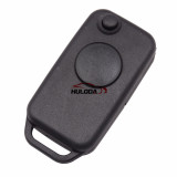 For Benz 1 Button Flip Remote Key Blank with 2 track blade