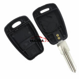 For Fiat remote key blank &1 button  in blank color (Can put TPX long chip inside)
