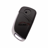 For Chevrolet 2 button modified folding remote control key shell with hu100 blade