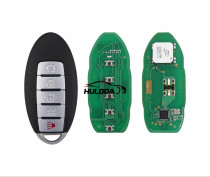 For Nissan style ZB03 4+1 button  smart remote key For  KD-X2 generate new keys ,For produce any model  remote