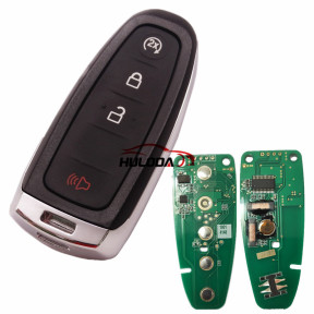 For Ford keyless 3+1 button remote key with PCF7953 AC1500 chip-315mhz ASK model