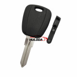 For Fiat transponder key blank  with GT15R blade(can put TPX long chip and Ceramic chip) blank color is black ,with SIP22 blade