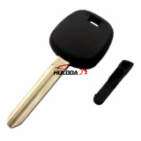 For Toyota transponder key blank with toy43 blade can put TPX long chip part (no Logo)