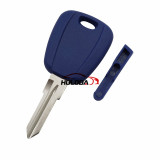 For Fiat transponder key blankwith GT15R blade(can put TPX long chip and Ceramic chip) blank color is blue ,with SIP22 blade