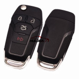 For Ford 3+1 button remote  key with Hitag pro chip-315mhz  with HU101 blade FCCID:N5F-A08TAA  made in KYZD