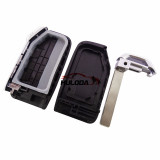 For Kia 3 button remote  key blank  without battery holder, buttons on the side
